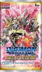 Digimon Card Game - BT04 Great Legend Booster Pack